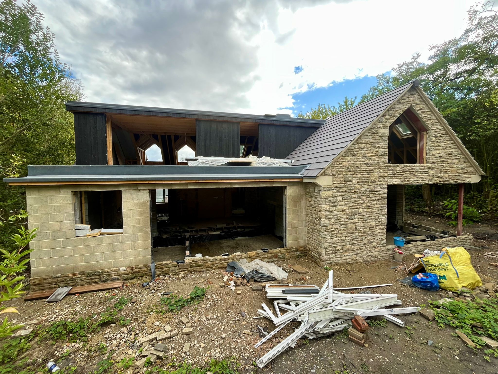 Residential Alteration & Extension, Castleford, West Yorkshire — Structural alterations in construction
