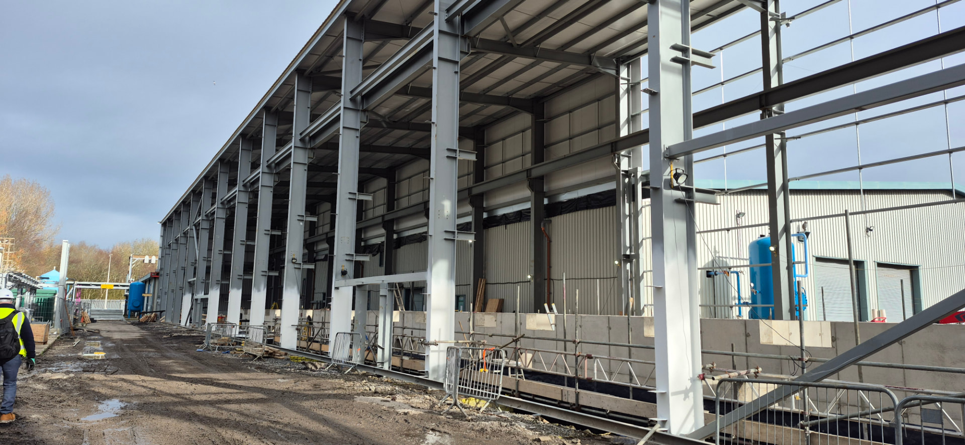 Perspex, Darwen — Frame of new production facility