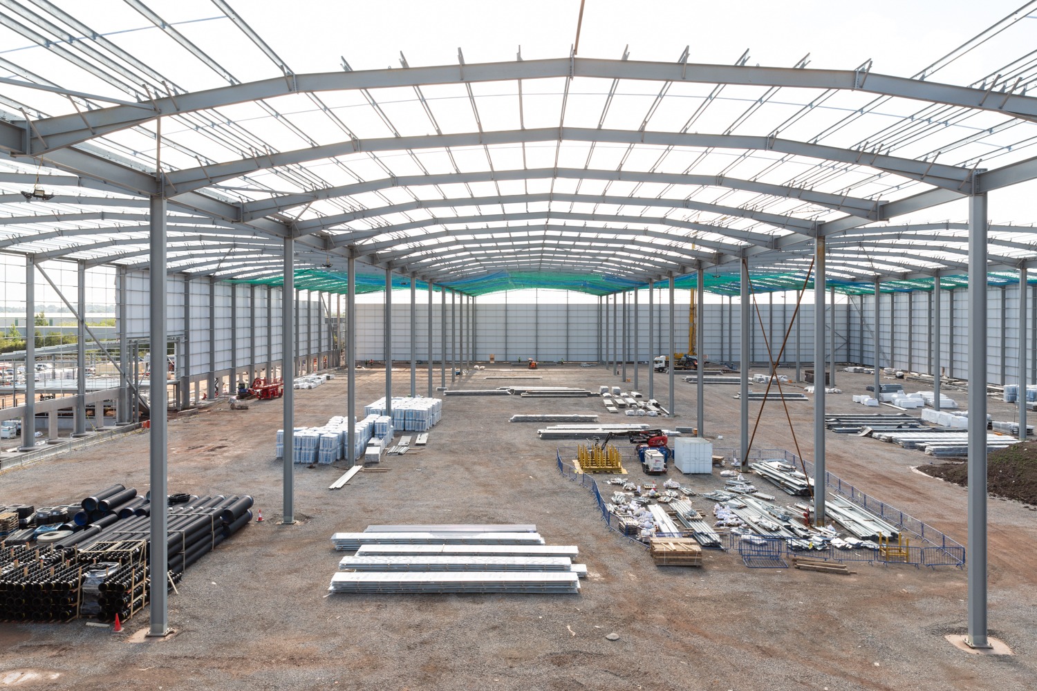Novus Point, Newcastle-under-Lyme — Interior of the completed frame