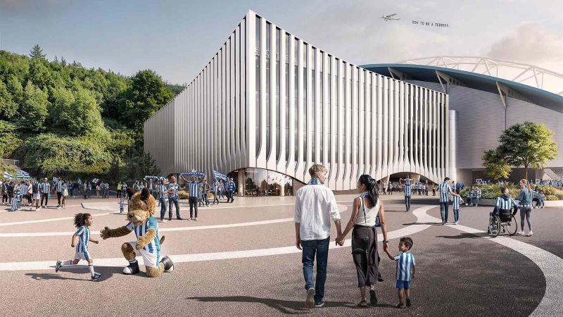 Accu Stadium Hotel, Huddersfield, West Yorkshire — Proposed Accu Stadium Hotel development, Huddersfield