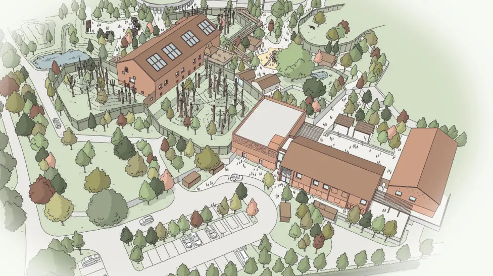 Twycross Zoo — National Science & Conservation Centre, Twycross, Leicestershire — National Science & Conservation Centre — proposed campus at Twycross Zoo