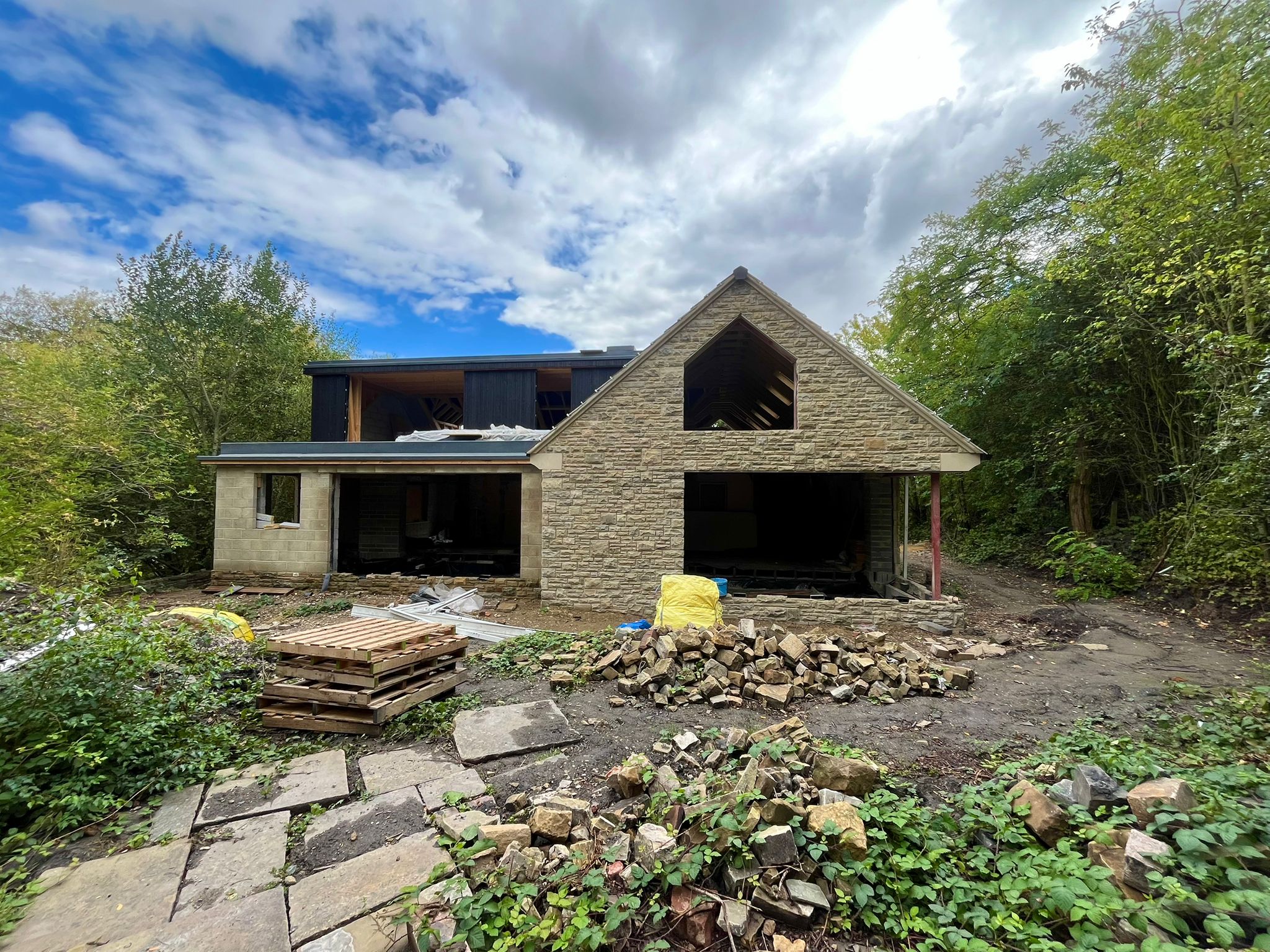 Residential Alteration & Extension, Castleford, West Yorkshire — Residential alteration and extension under construction in Castleford